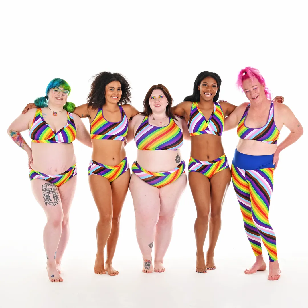 High Waist Organic Cotton Leggings - Pride