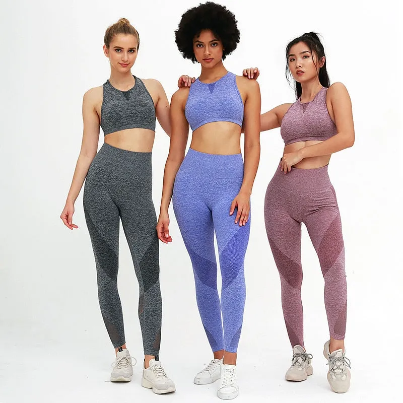 High Waist Seamless Bra & Leggings Set