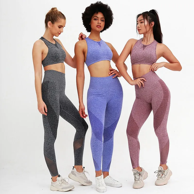High Waist Seamless Bra & Leggings Set