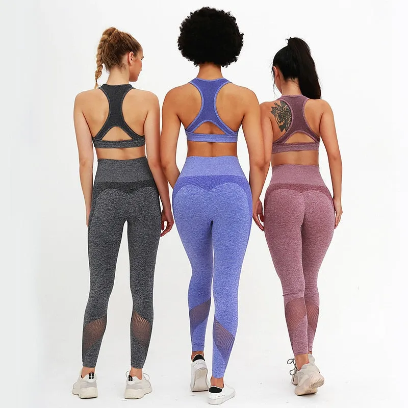 High Waist Seamless Bra & Leggings Set