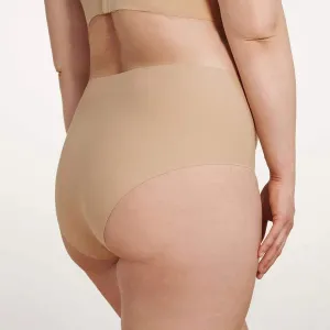 High-Waisted Retro Bikini - Sand