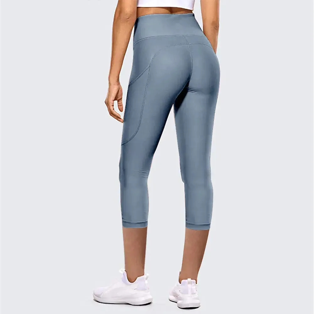Hip-Lift High-Waist Yoga Capris