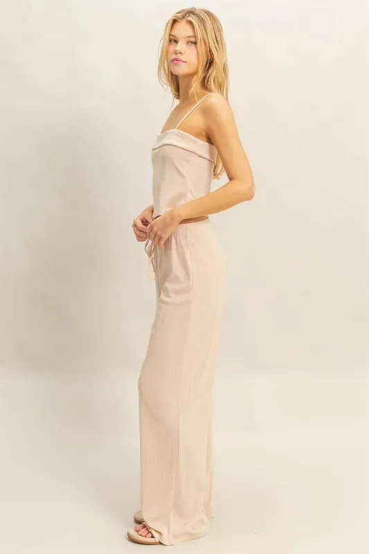 HYFVE Rib Knit Cami Top and Pants Set