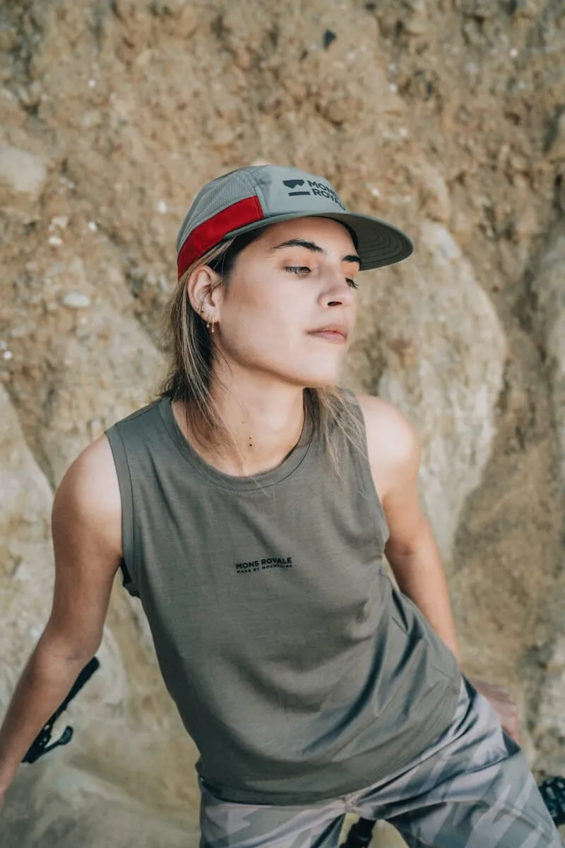 Icon Merino Tank - Walnut