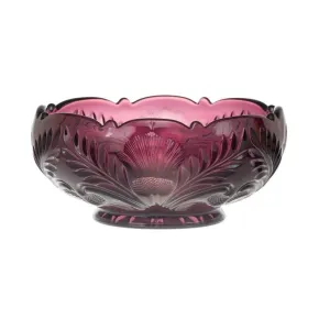 Inverted Thistle Glass Bowl - 4 Color Options