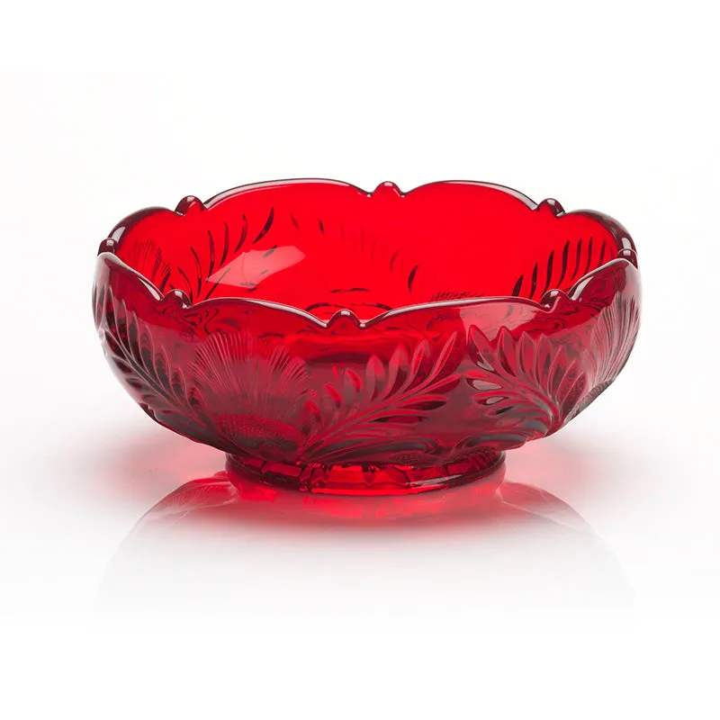 Inverted Thistle Glass Bowl - 4 Color Options