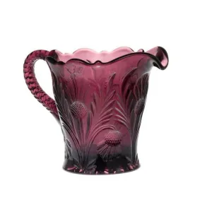 Inverted Thistle Glass Creamer - 4 Color Options
