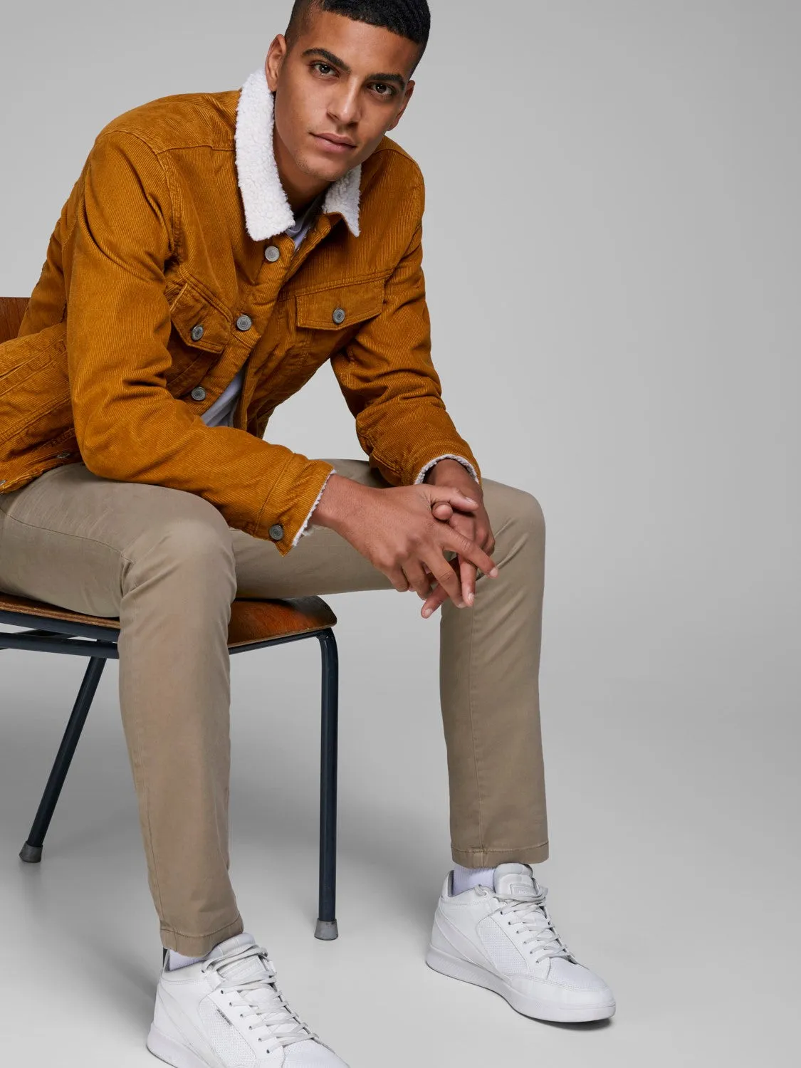 Jack Jones Marco Bowie Slim Fit Chino Beige