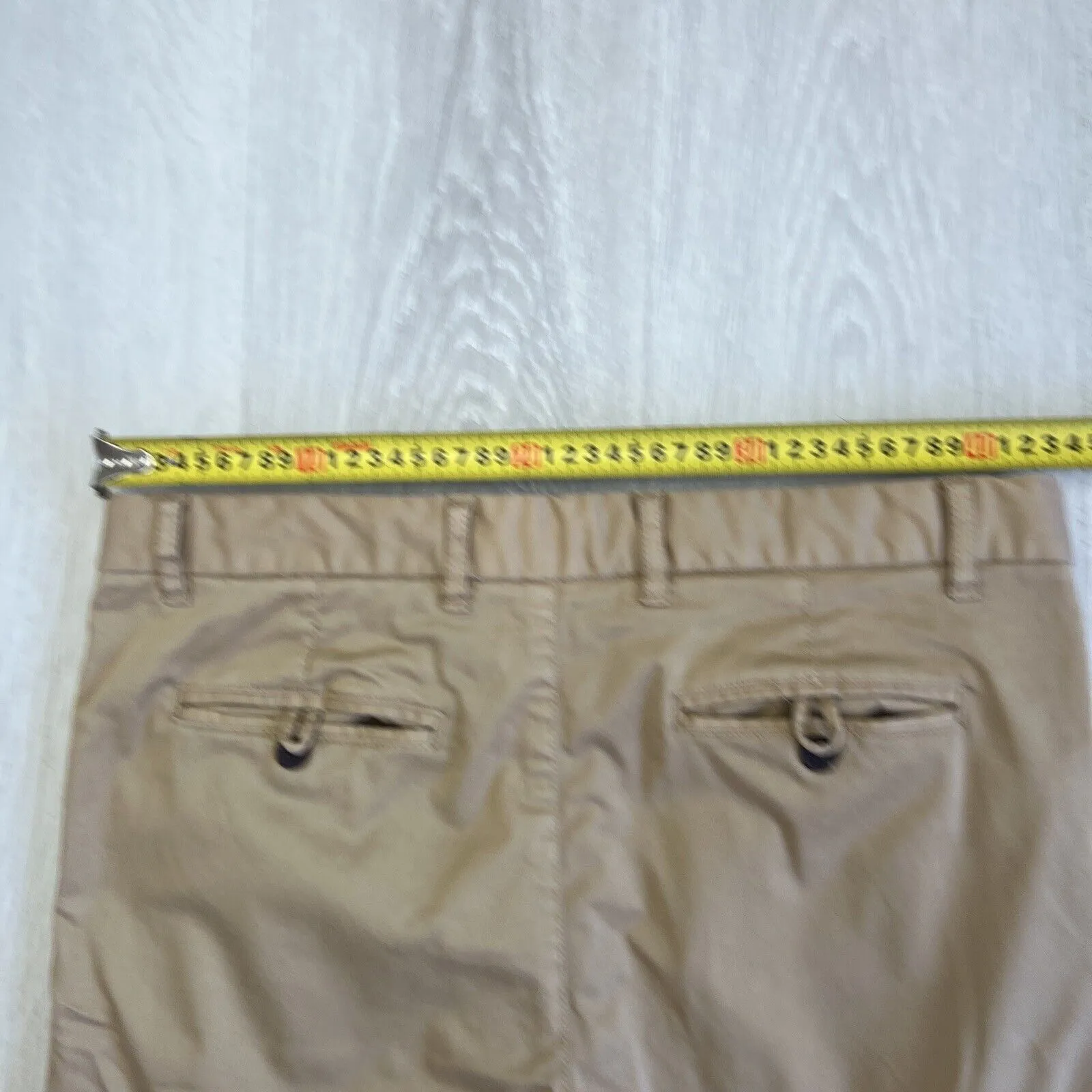 James Harper Mens Slim Beige Chinos Size 34