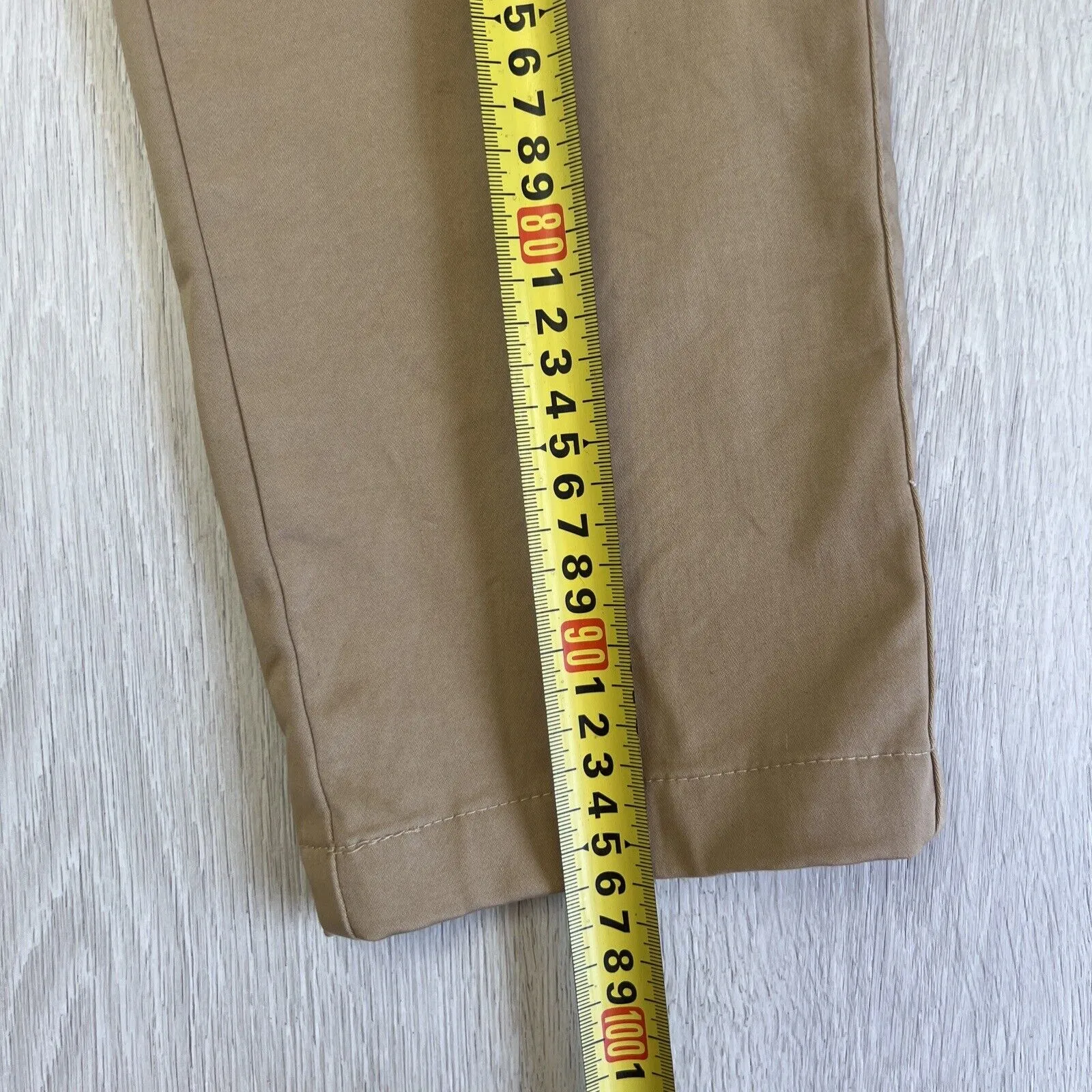 James Harper Mens Slim Beige Chinos Size 34