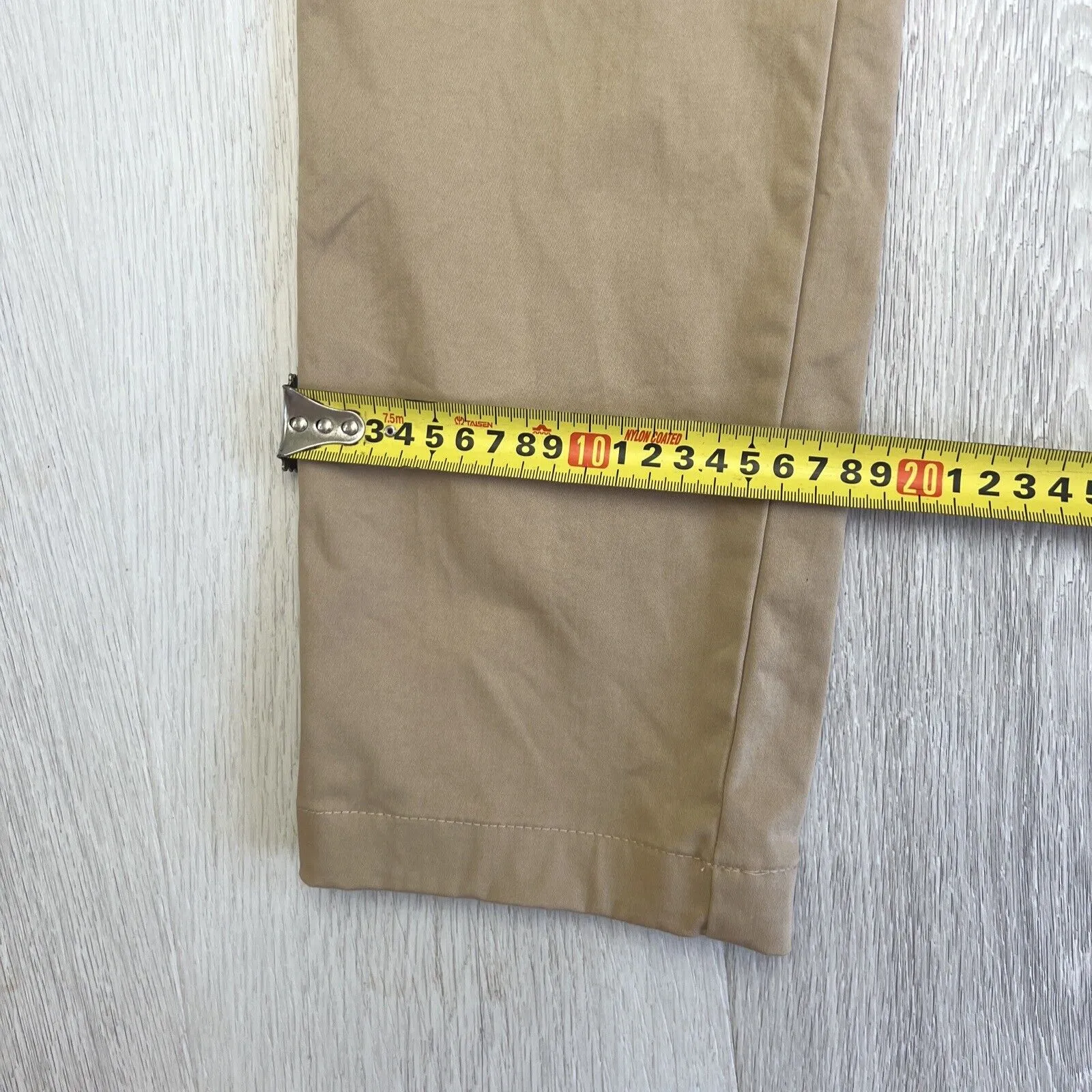 James Harper Mens Slim Beige Chinos Size 34