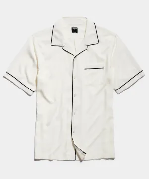 Japanese Tipped Rayon Lounge Shirt