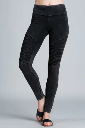Jayden Moto Leggings - Black