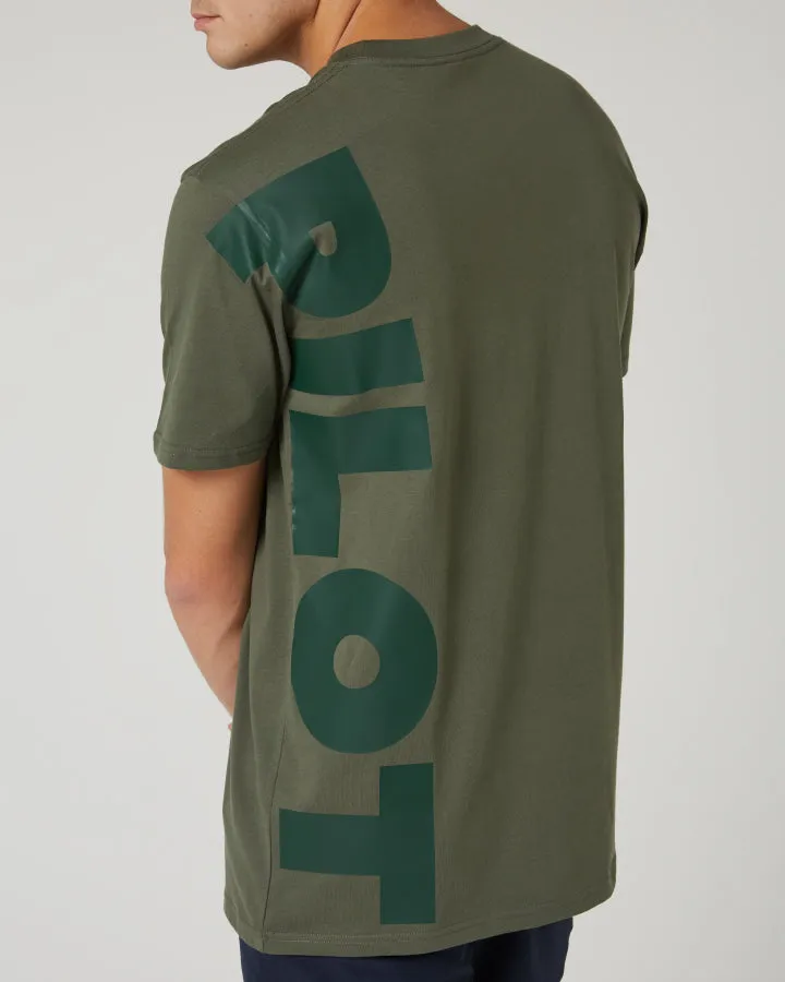 Jetpilot Divided Mens Tee - Sage
