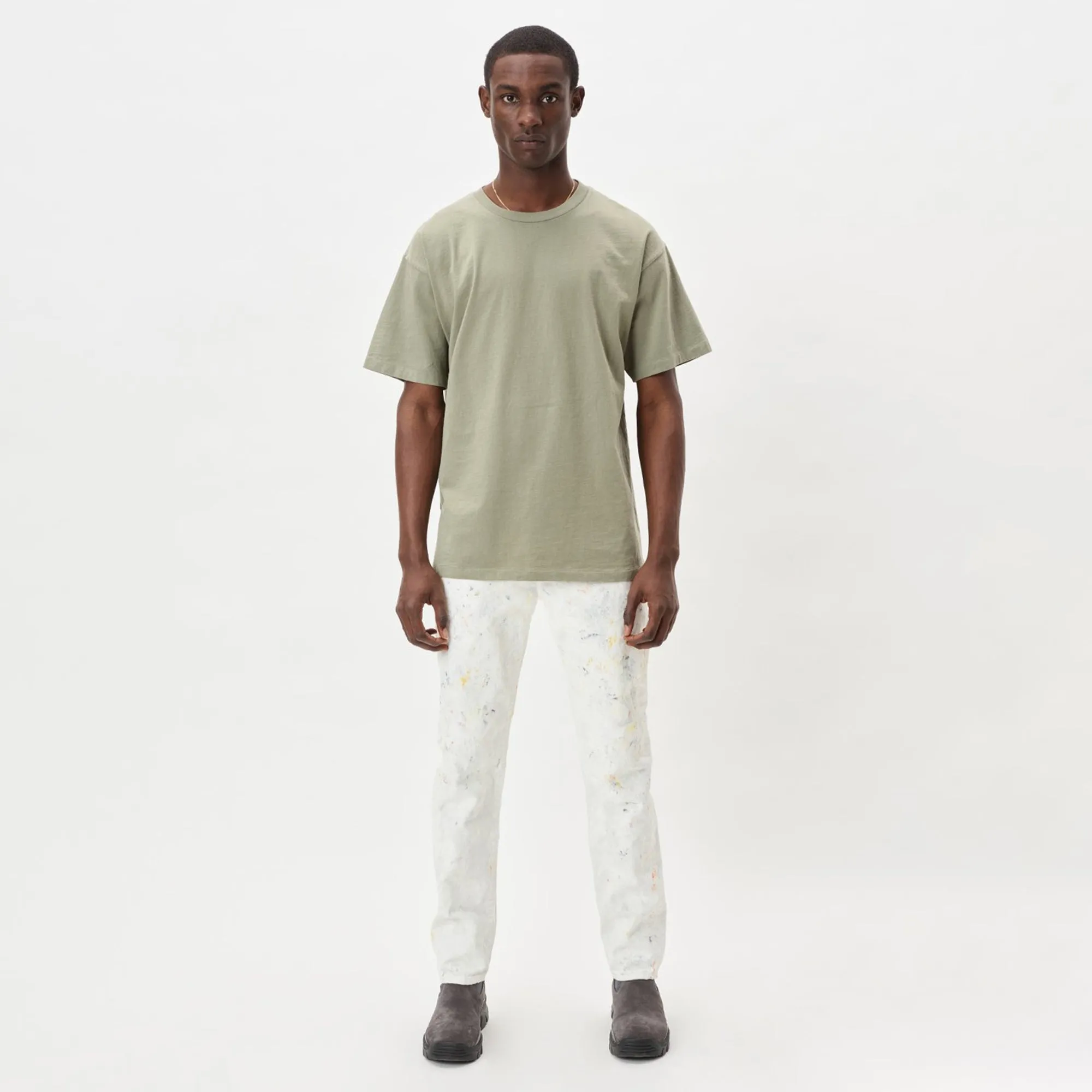 John Elliott Mens University Tee 'Sage'