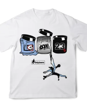 Jordan 5 Metallic Dope Paint - Original Jawns - White T-Shirt
