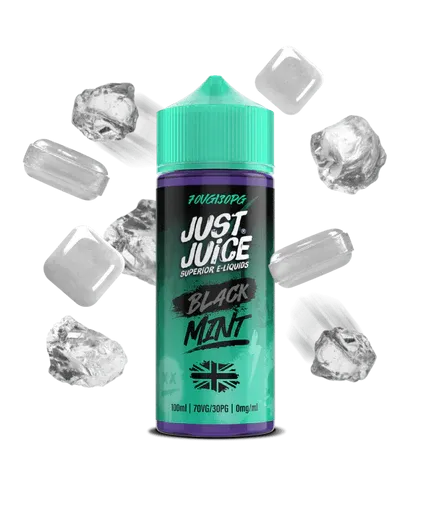Just Juice Black Mint 100ml 0mg Shortfill