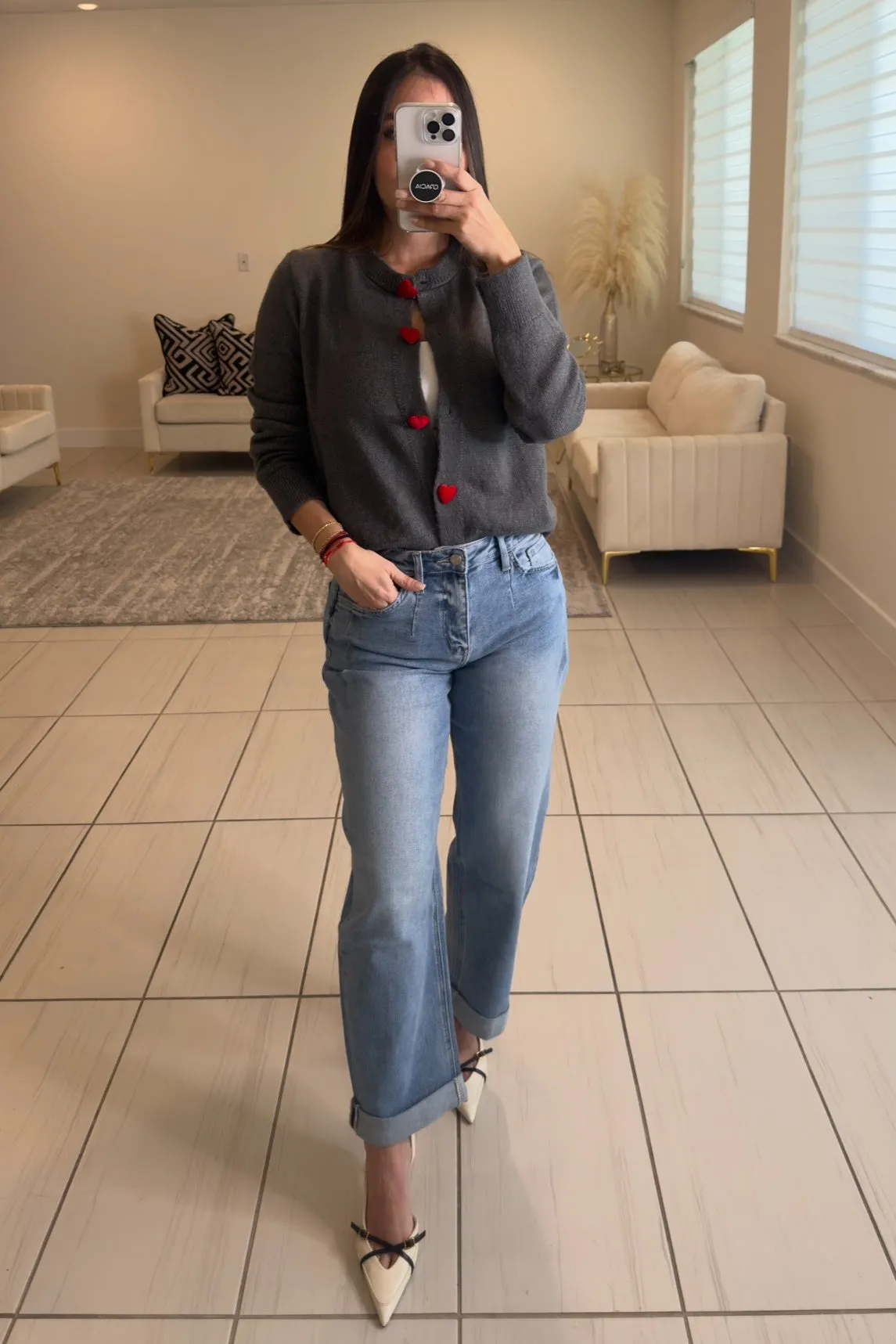 Kate Barrel Denim Pants