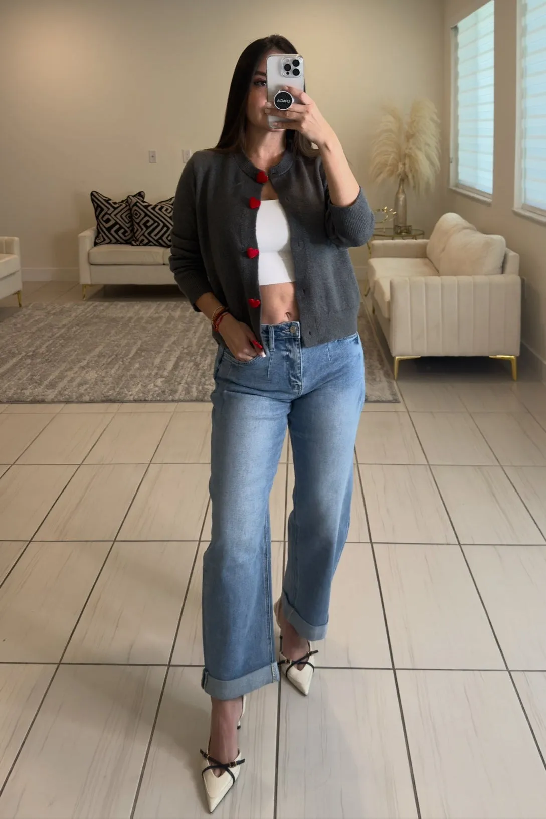 Kate Barrel Denim Pants