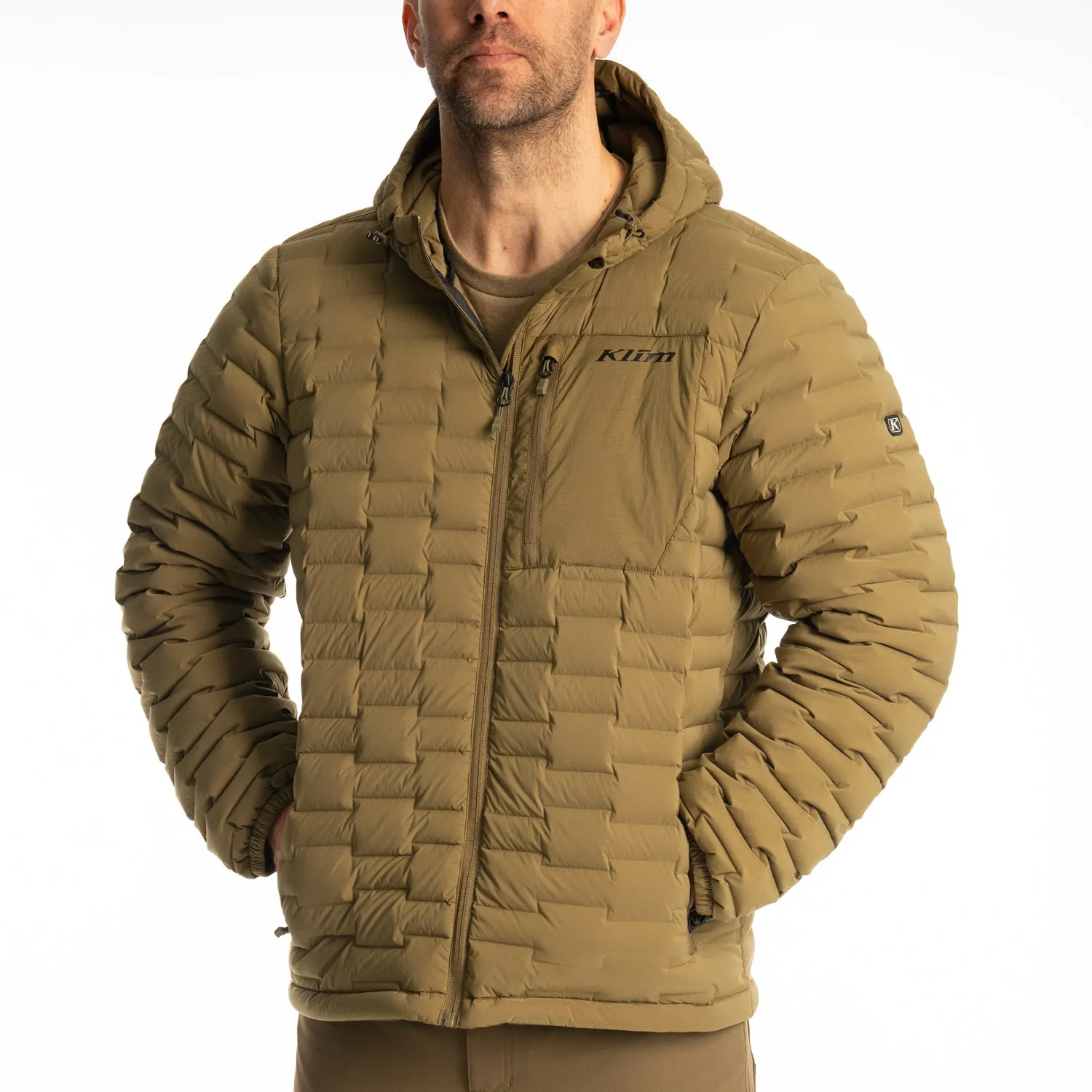KLIM Mens Boulder Stretch Down Hooded Jacket