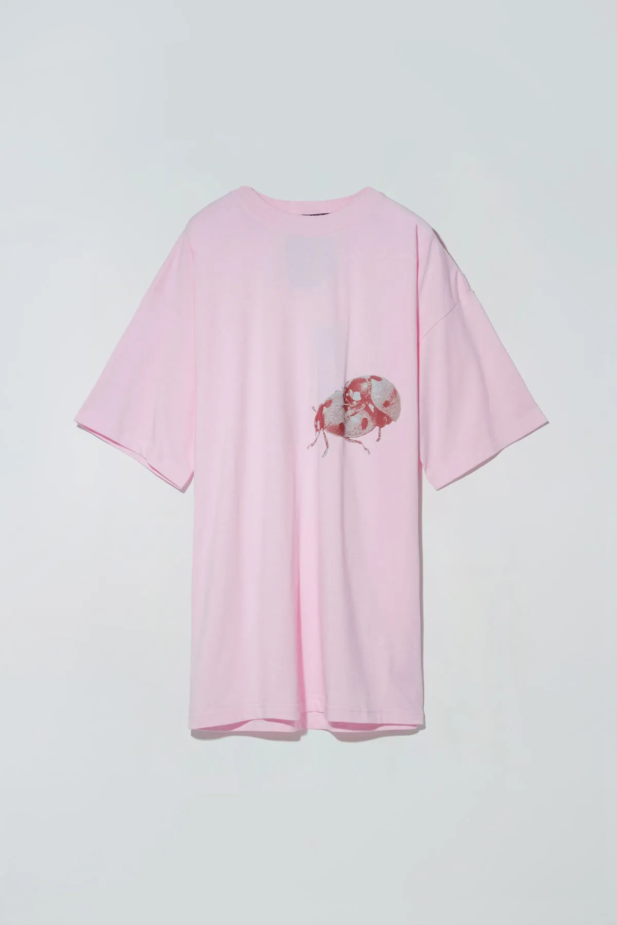 Ladybug Graphic PJ Tee Pink
