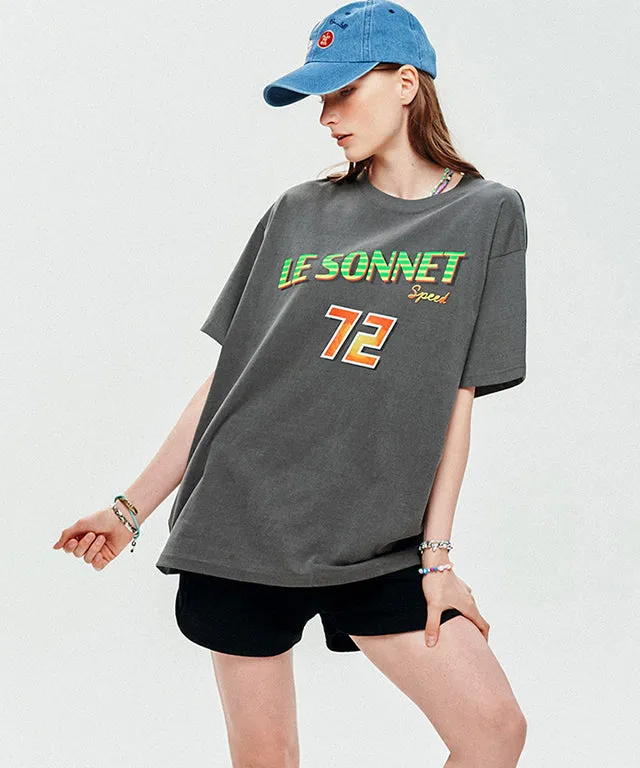 LE SONNET Speed T-shirt - Charcoal