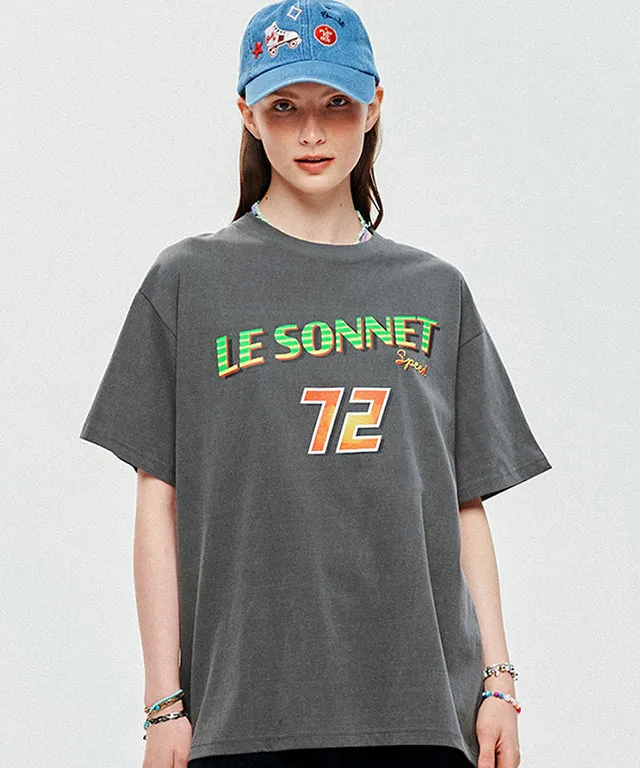 LE SONNET Speed T-shirt - Charcoal