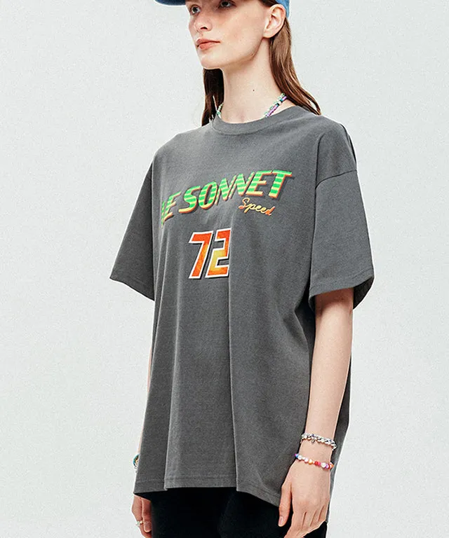 LE SONNET Speed T-shirt - Charcoal