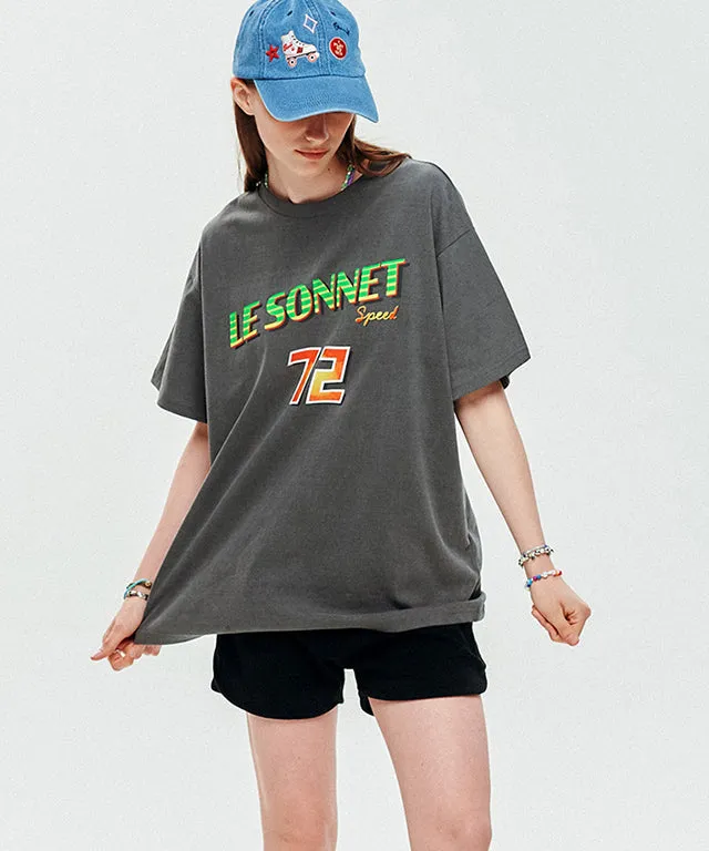 LE SONNET Speed T-shirt - Charcoal