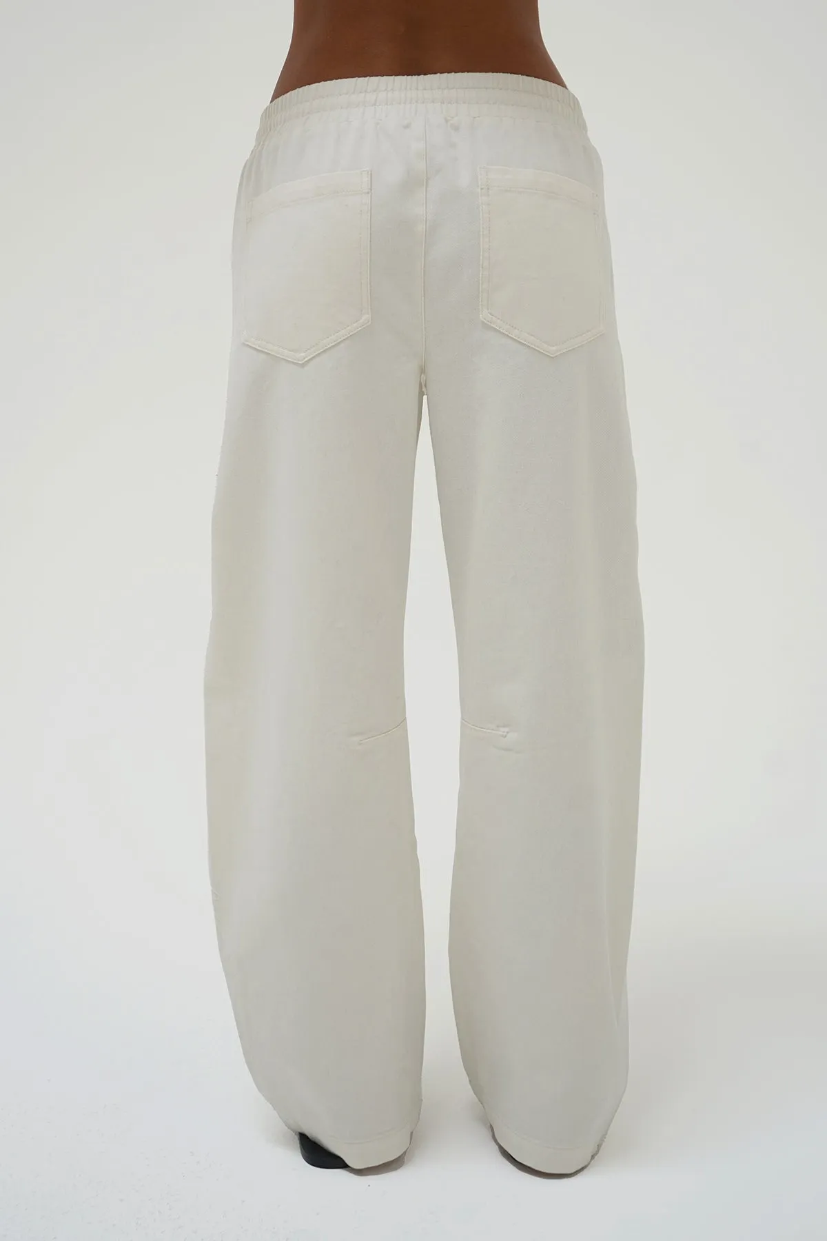 Lennon Pant - White Denim
