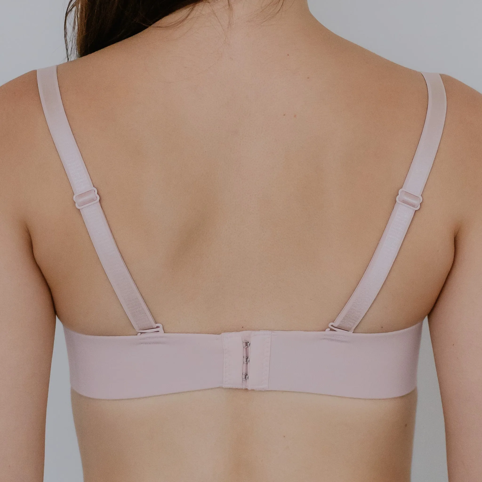 Lift-and-Shape! Full Coverage Lifting Wireless Bra in Matte Pearl Blush (Size M Only)