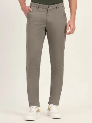Light Pista Solid Slim Fit Casual Trouser | Greenfibre