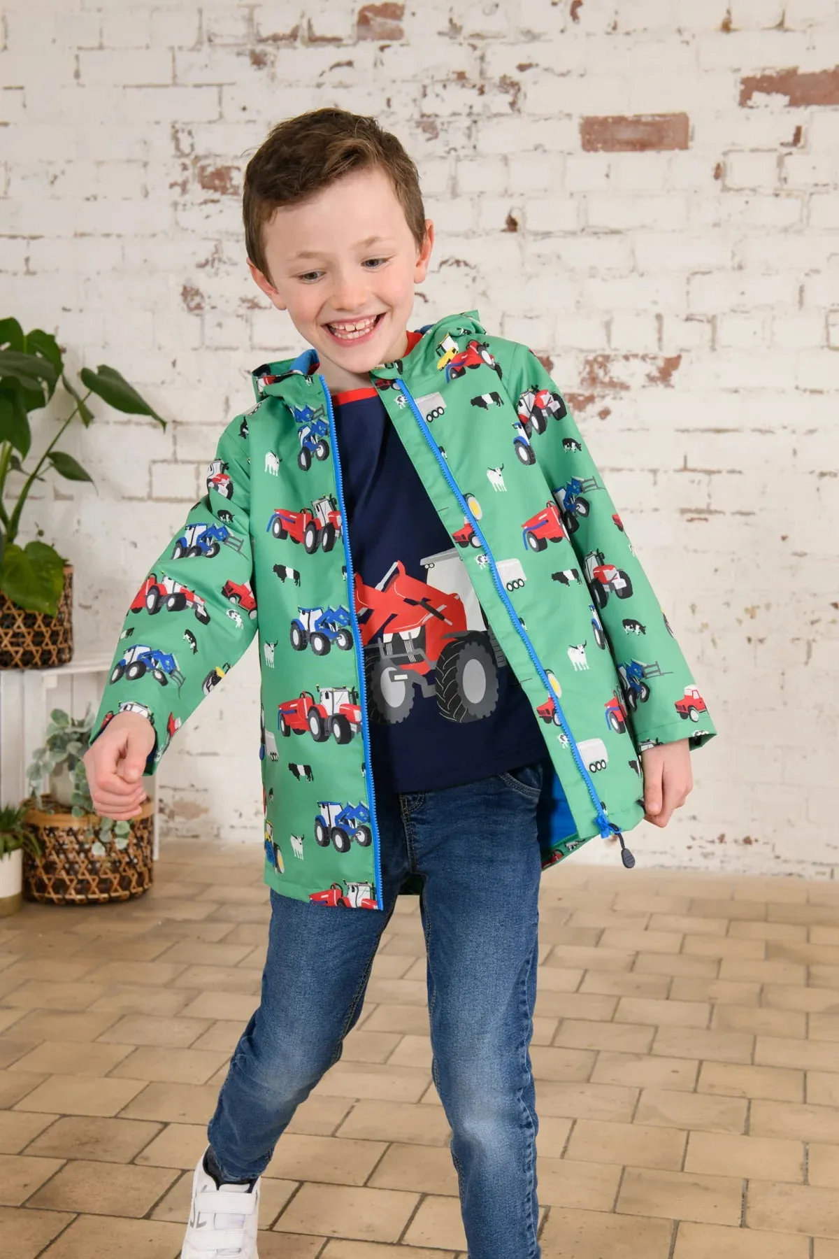 Lighthouse Ethan Farm Print Jacket