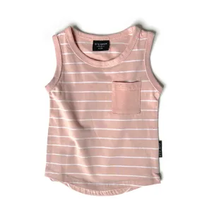 Little Bipsy Stripe Pocket Tank - Sun Kissed