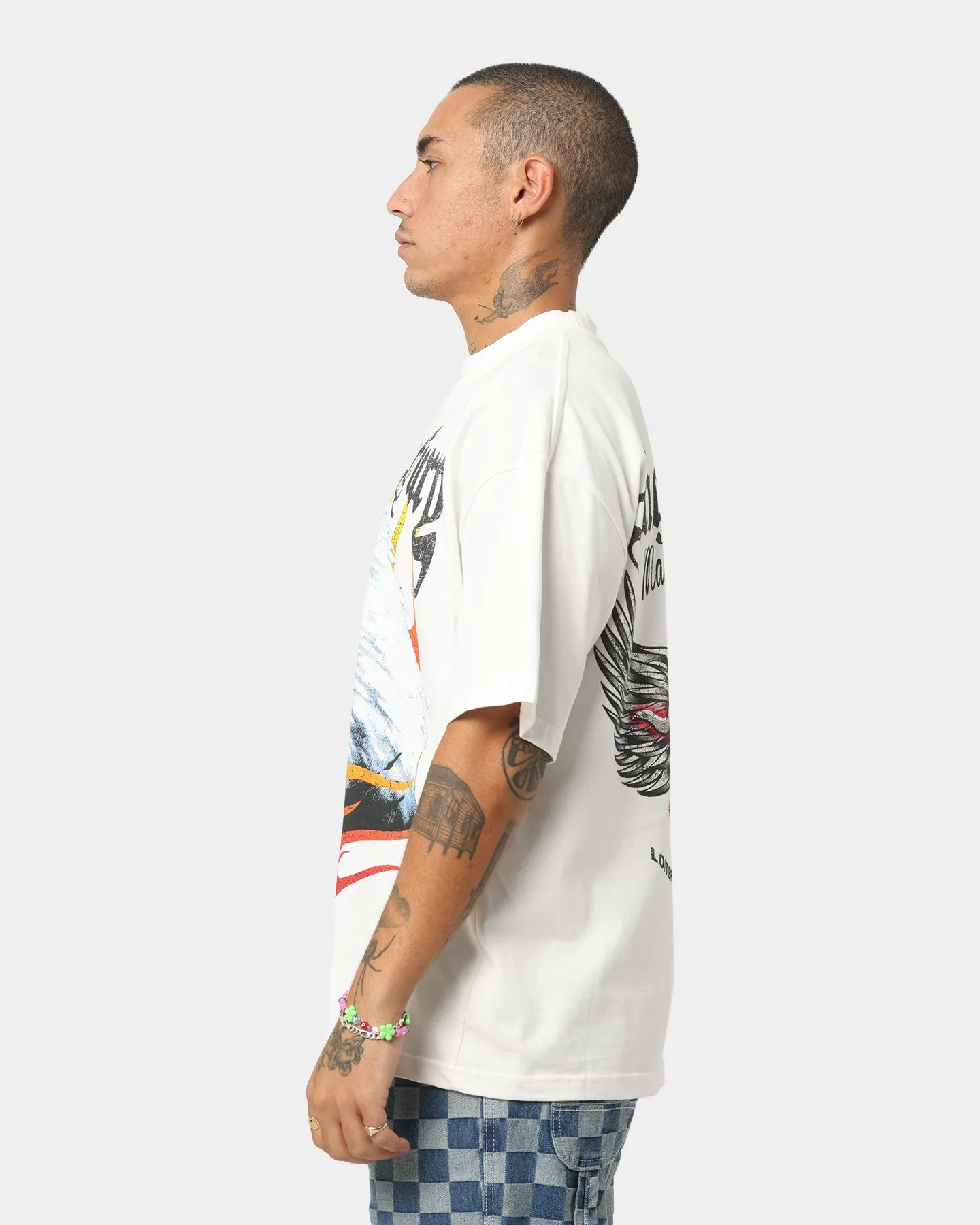 Loiter Fury Vintage T-Shirt Off White