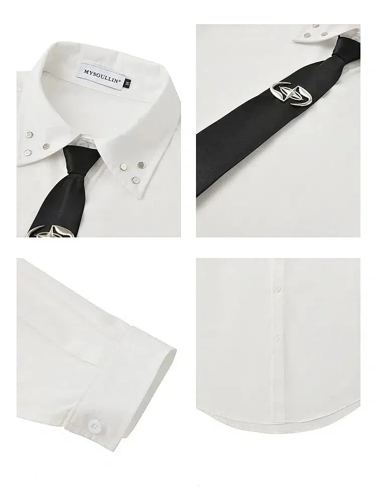 Long-Sleeve Button-Up Shirt