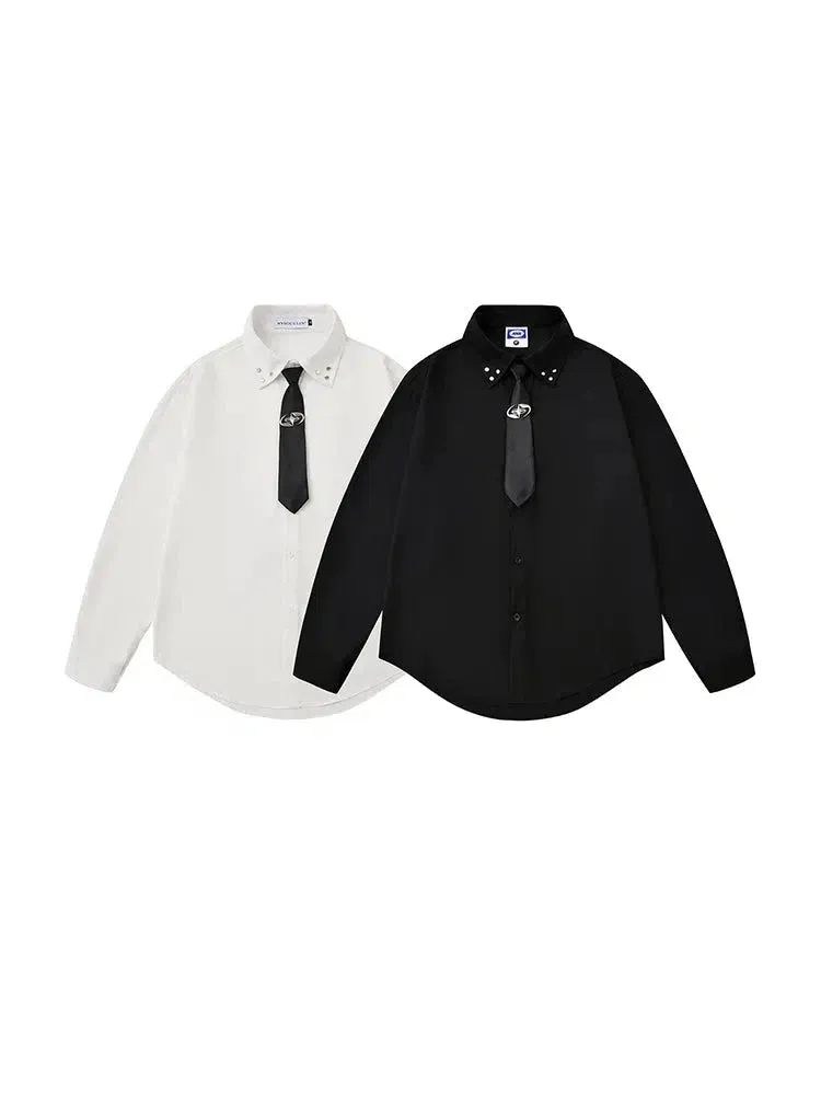 Long-Sleeve Button-Up Shirt