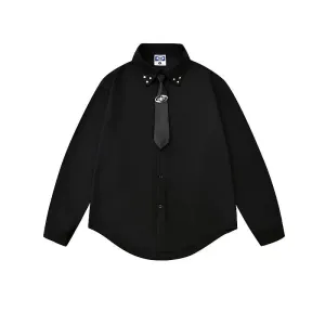 Long-Sleeve Button-Up Shirt