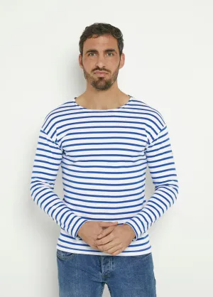 Long-sleeved striped sailor T-shirt