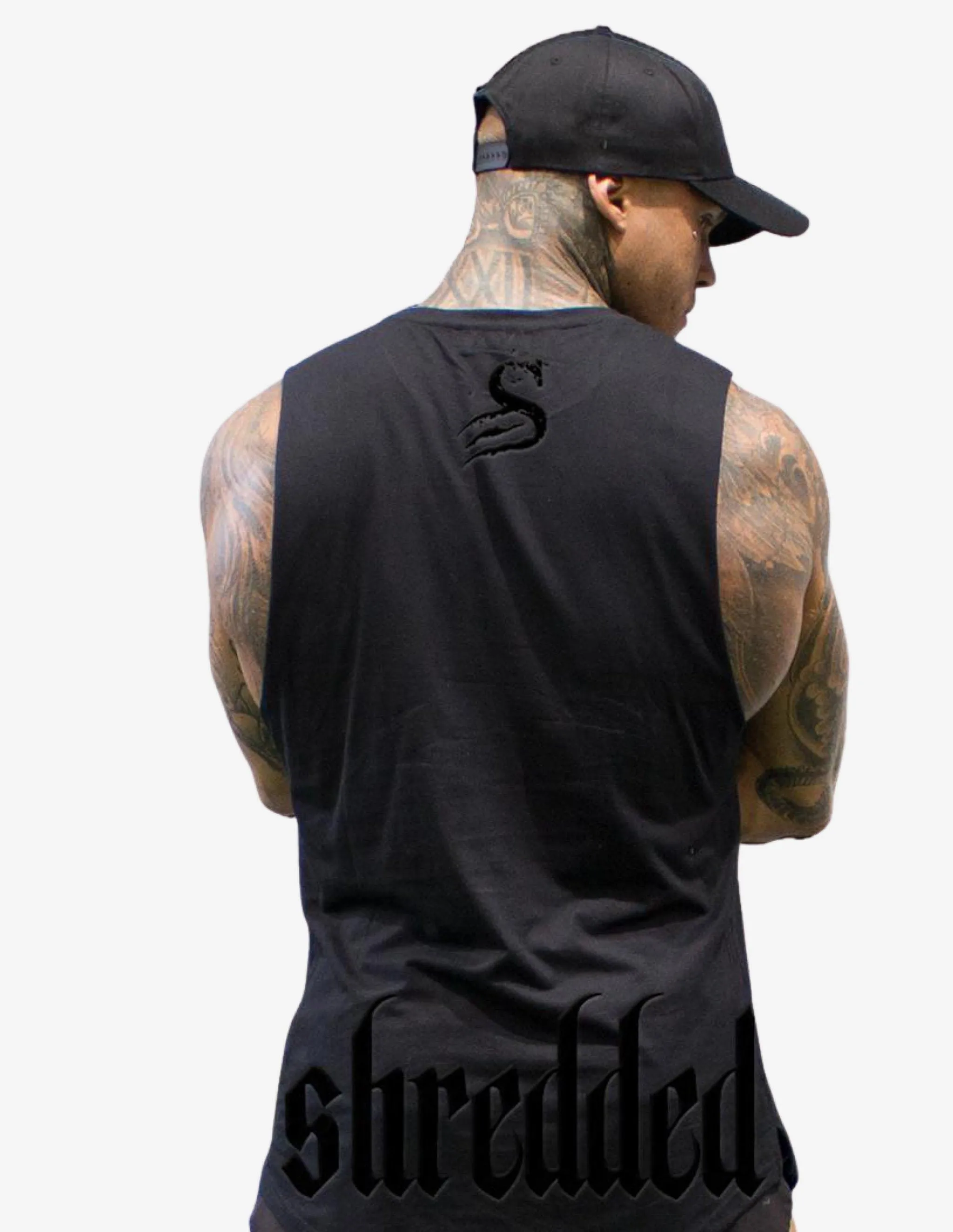 Longline Tank top - Black