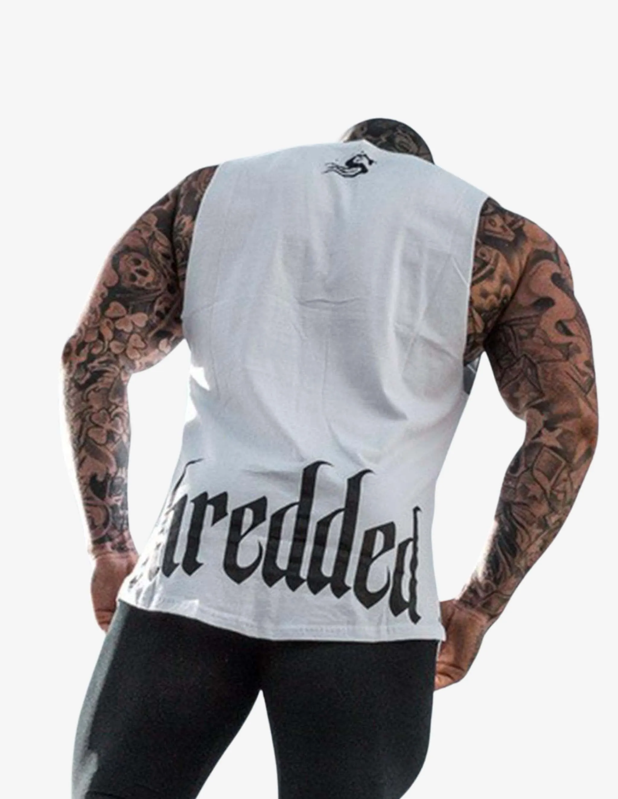Longline Tank top - White