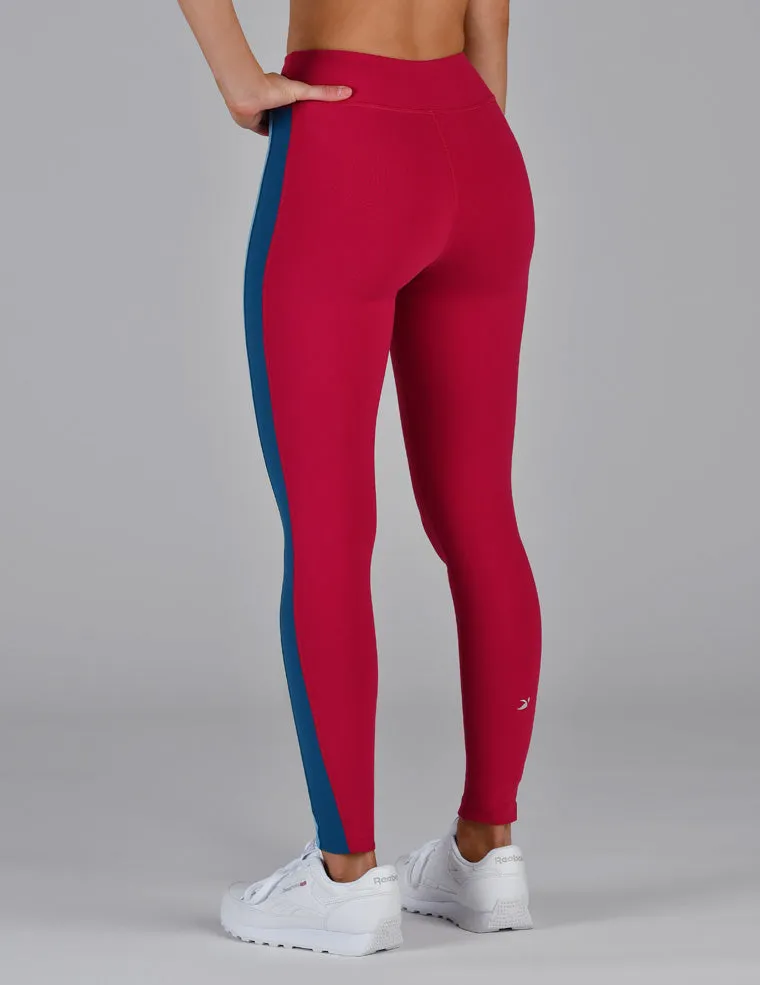 Look Back Legging: Vivid Rose