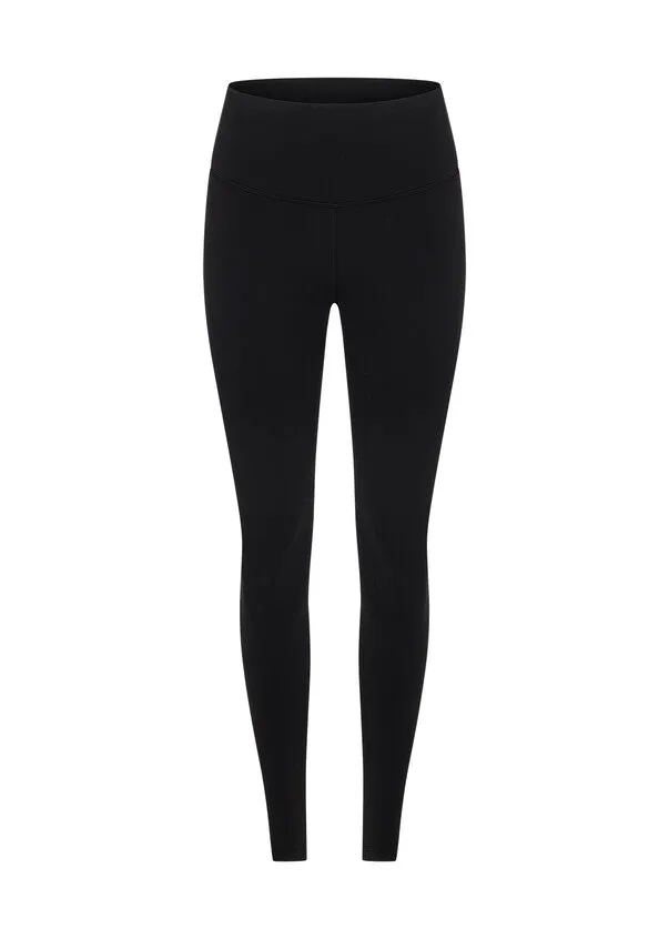 Lorna Jane Lotus Limited Edition No Chafe Full Length Leggings - Black