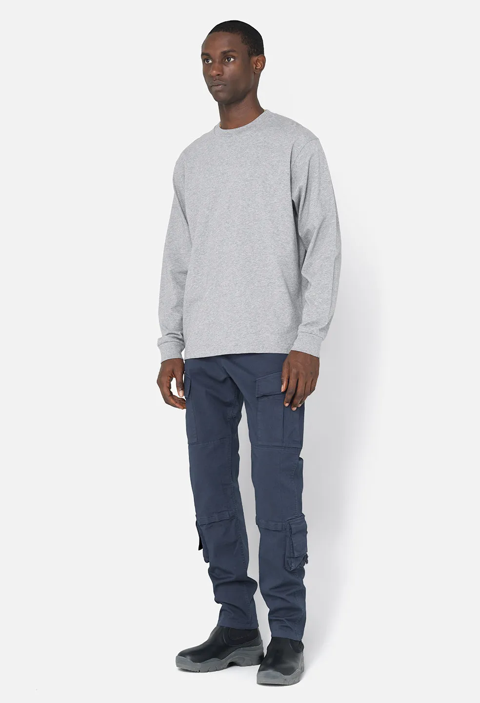Ls University Tee / Heather Grey