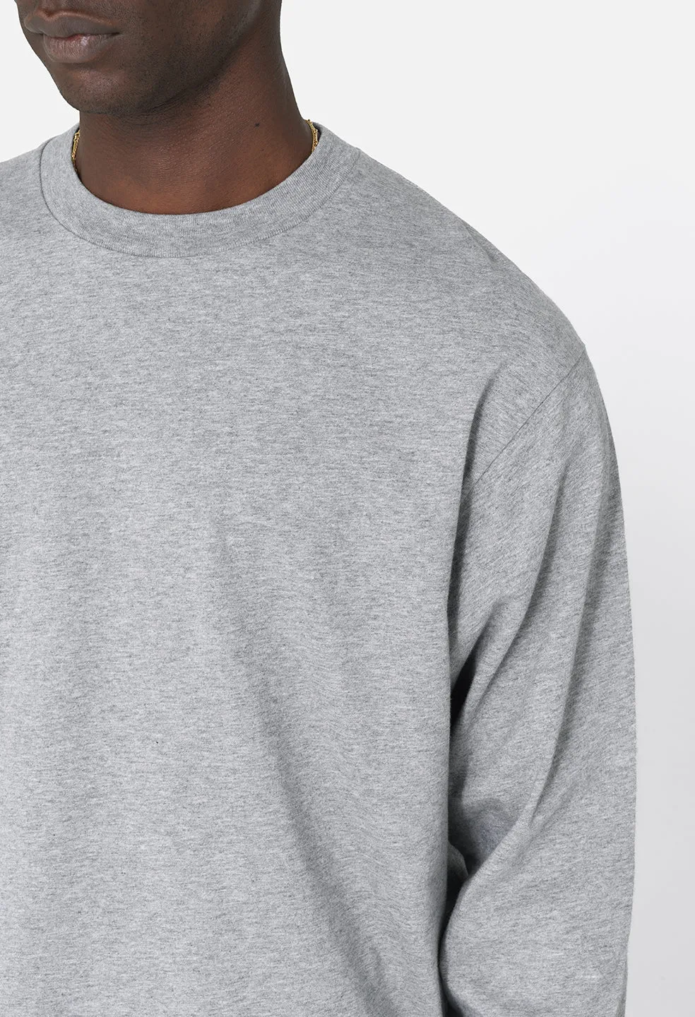 Ls University Tee / Heather Grey