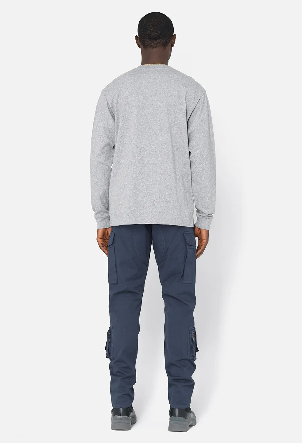 Ls University Tee / Heather Grey