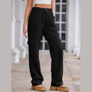 'Lucia' Baggy Wide Leg Cargo Pants