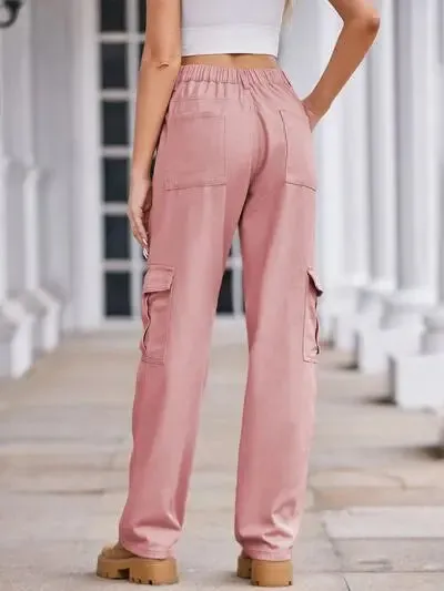 'Lucia' Baggy Wide Leg Cargo Pants