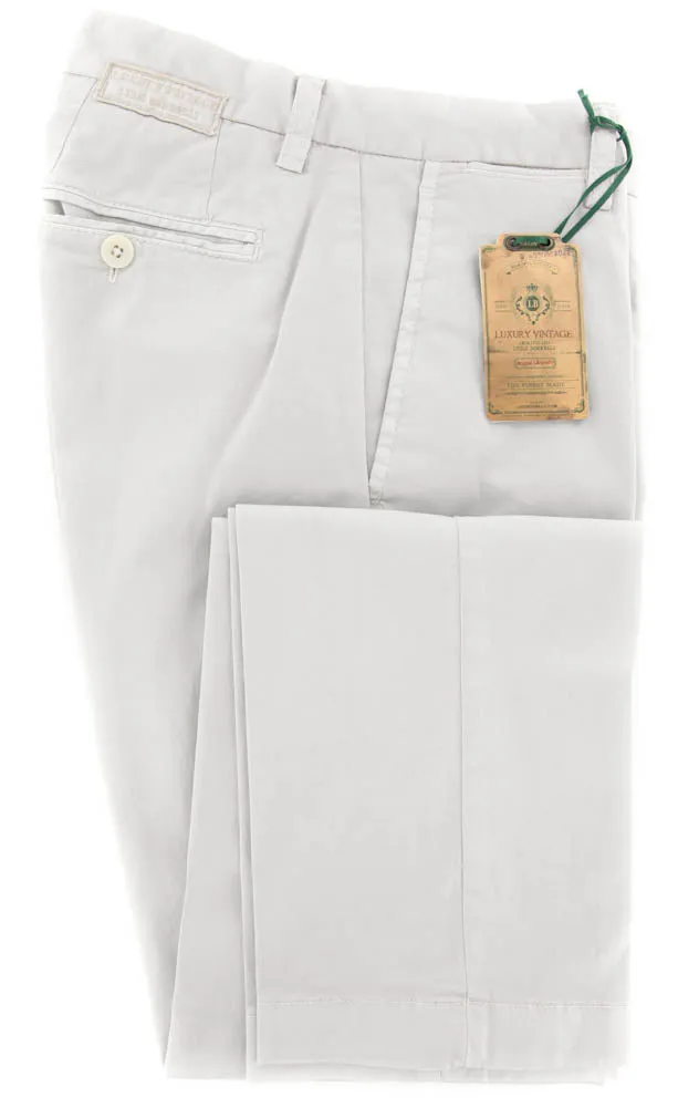 Luigi Borrelli Light Gray Pants - 40 US / 56 EU