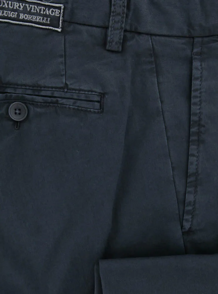 Luigi Borrelli Navy Blue Pants - 40 US / 56 EU